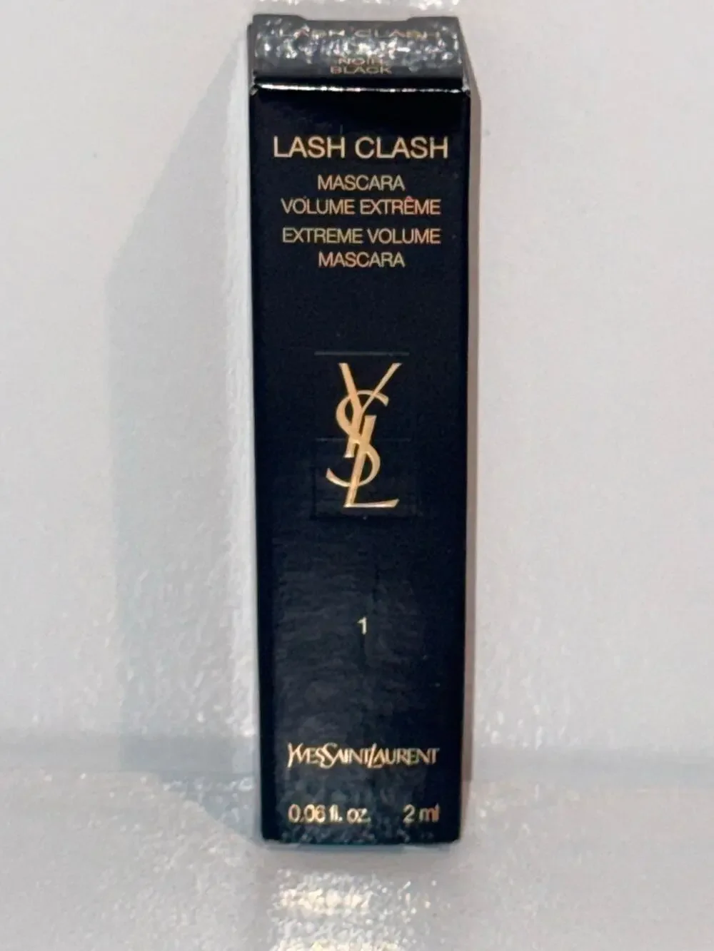 YSL Yves Saint Laurent Lash Clash Extreme Volume Mascara 1 Noir Black 2ml Mini